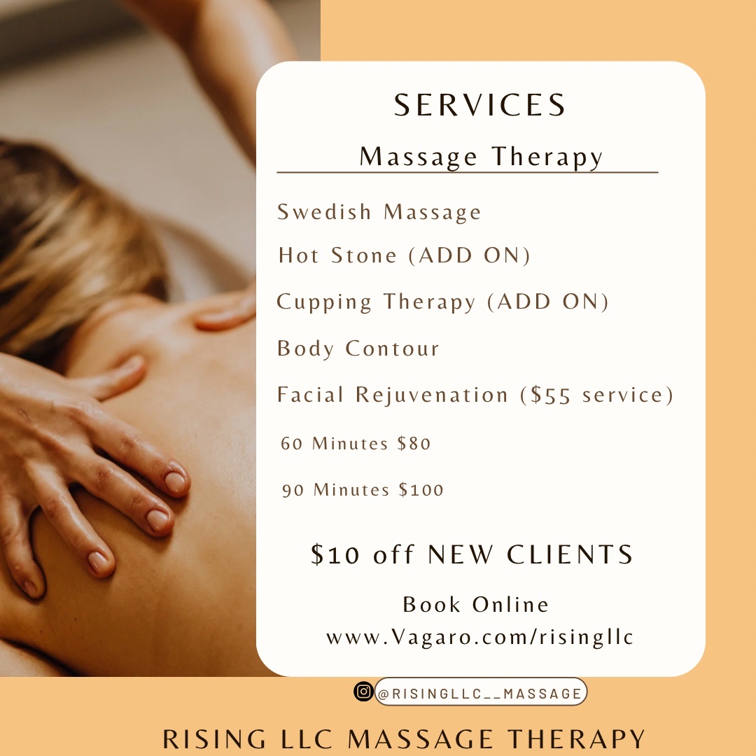 Rising LLC, Massage Therapy In Iowa City IA | Vagaro